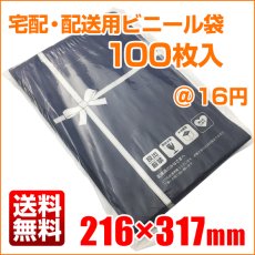 画像1: 【送料無料】宅配袋 ギフトバッグ 100枚入 216×317mm (1)